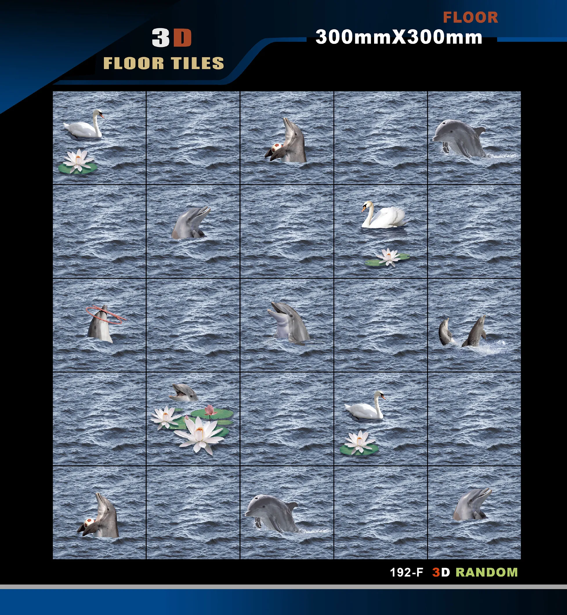12 X 12 3D Tiles