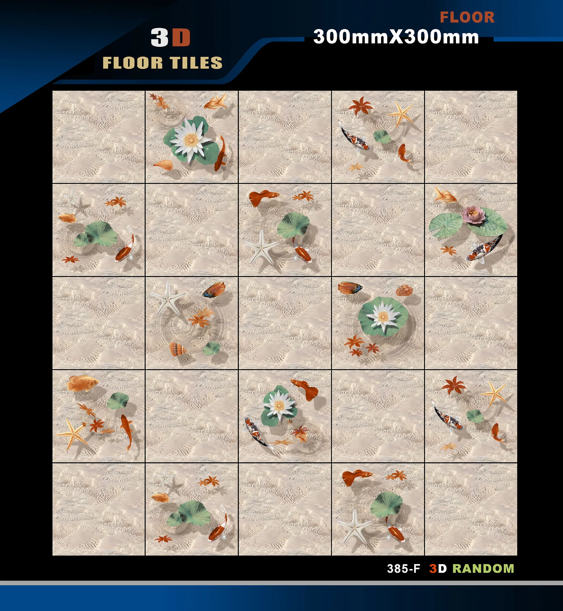 12 X 12 3D Tiles 5