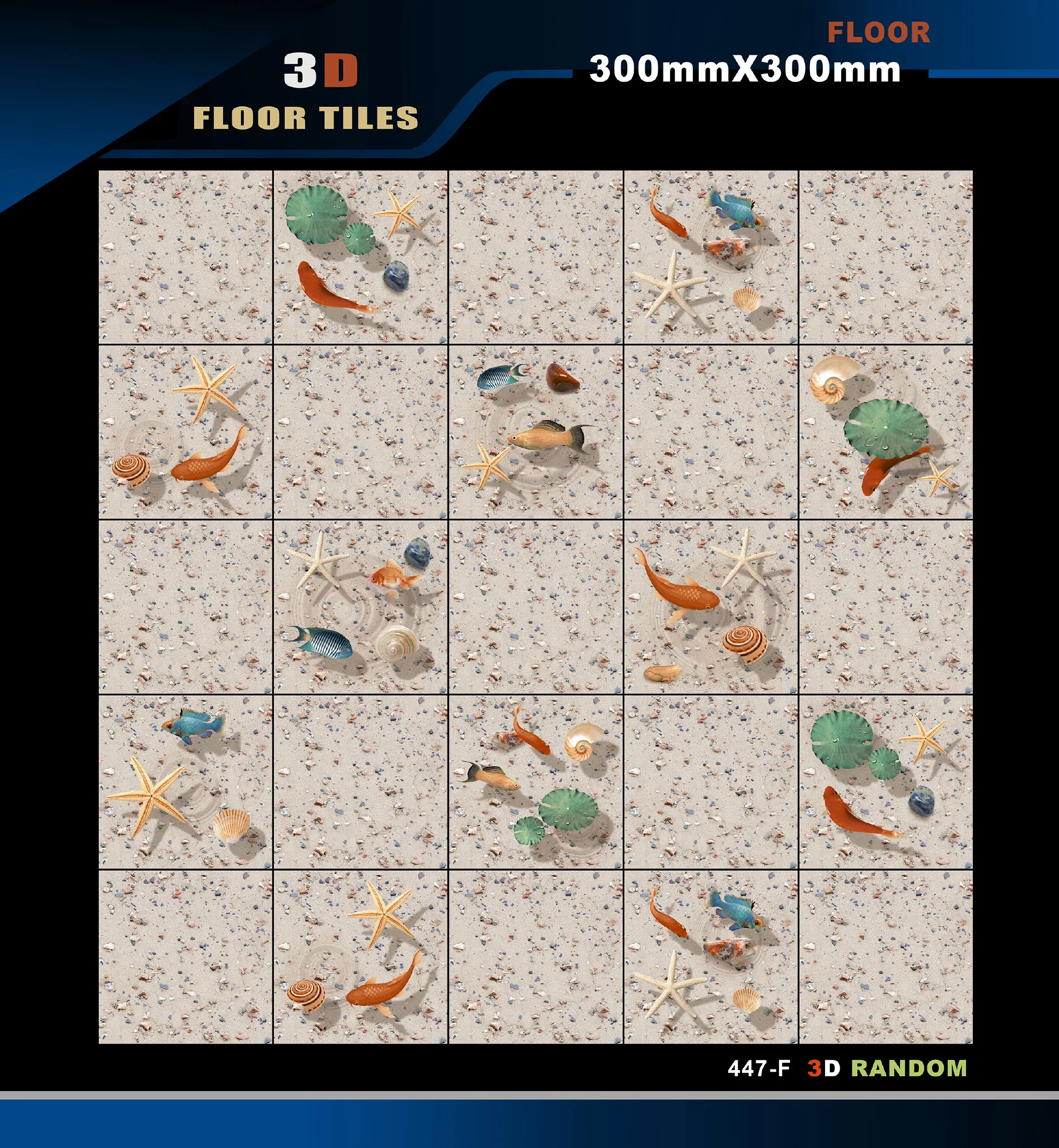 12 X 12 3D Tiles 6