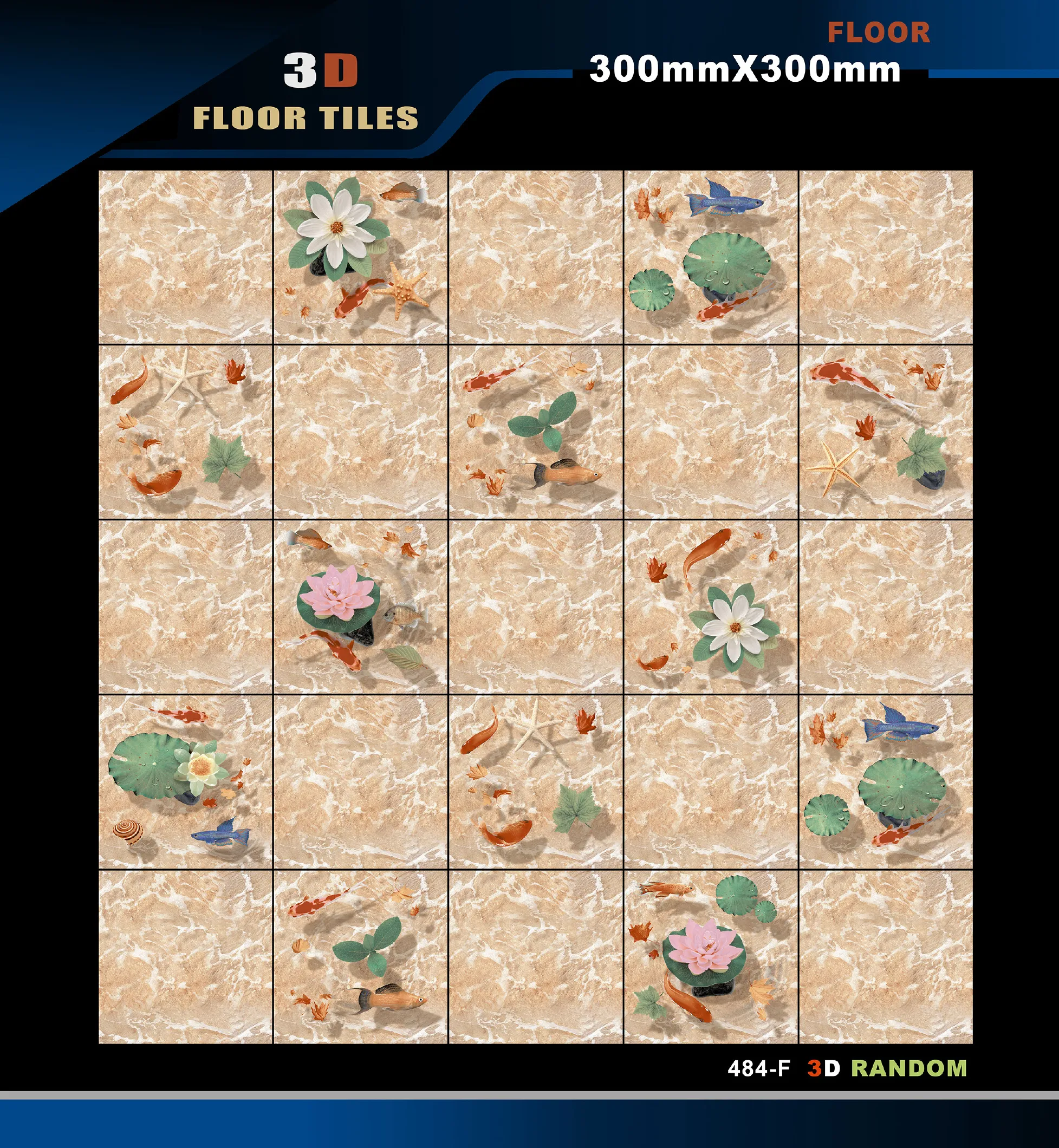 12 X 12 3D Tiles 7