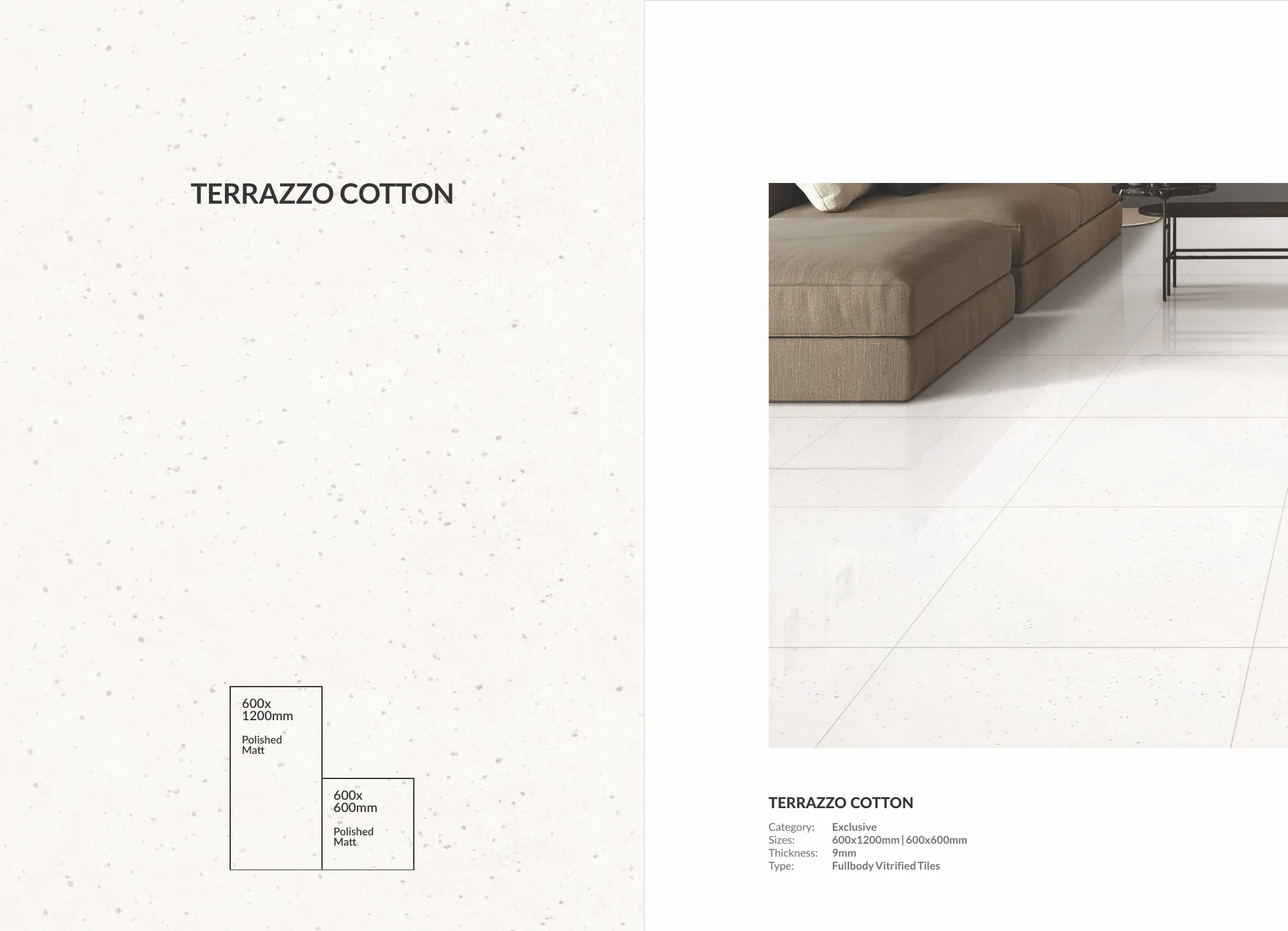 Ex terrazzo series 60x120cm 60x60cm 12