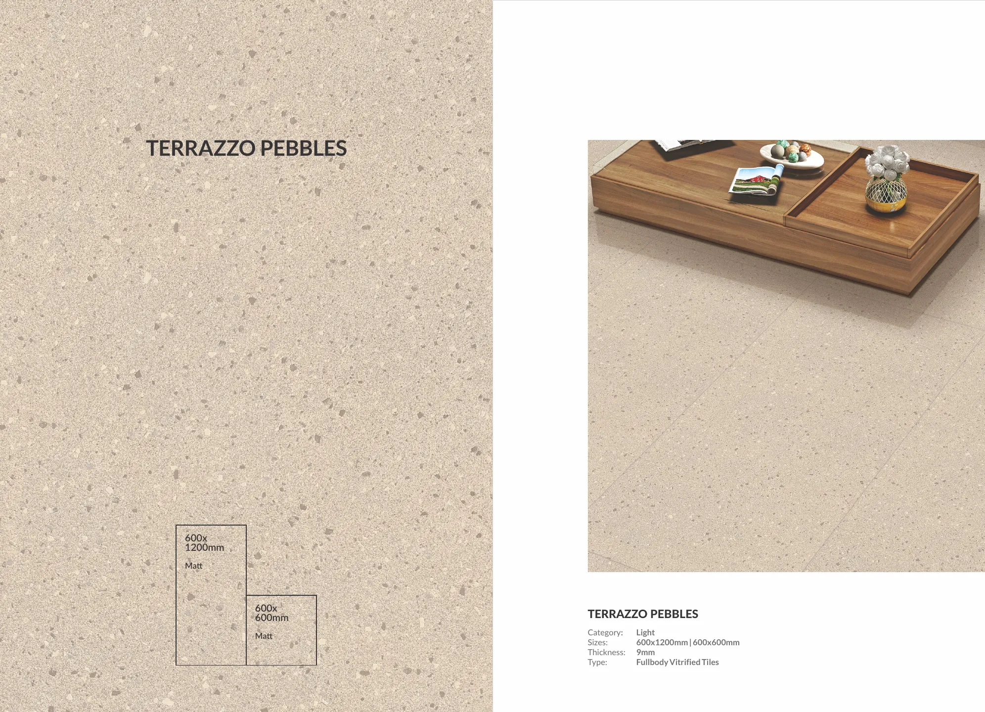Ex terrazzo series 60x120cm 60x60cm 20