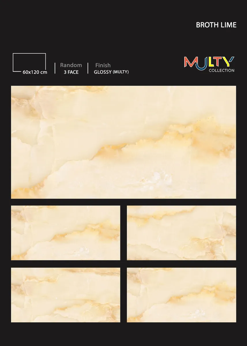 GLOSSY MULTY 60X120cm 4