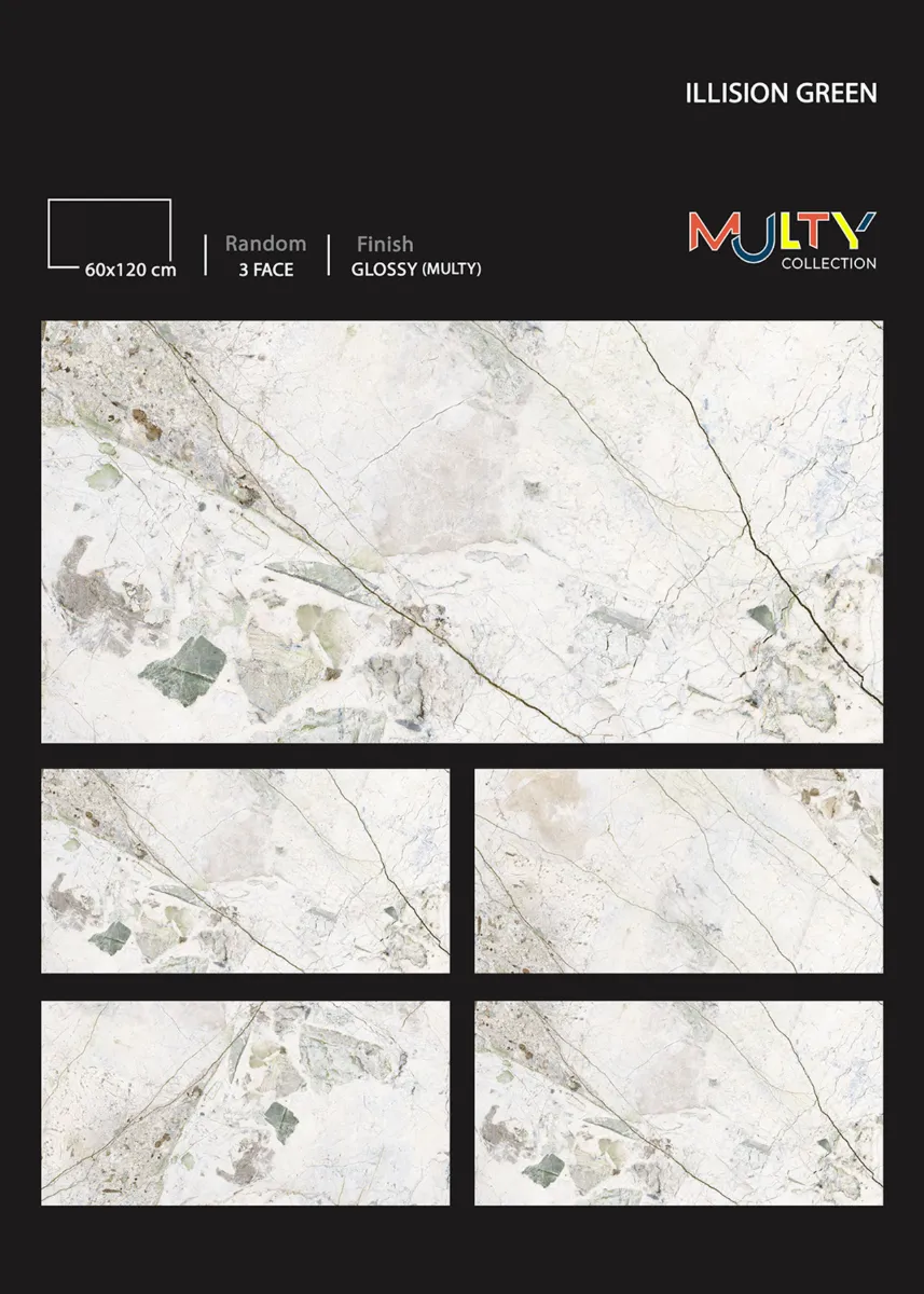 GLOSSY MULTY 60X120cm 6
