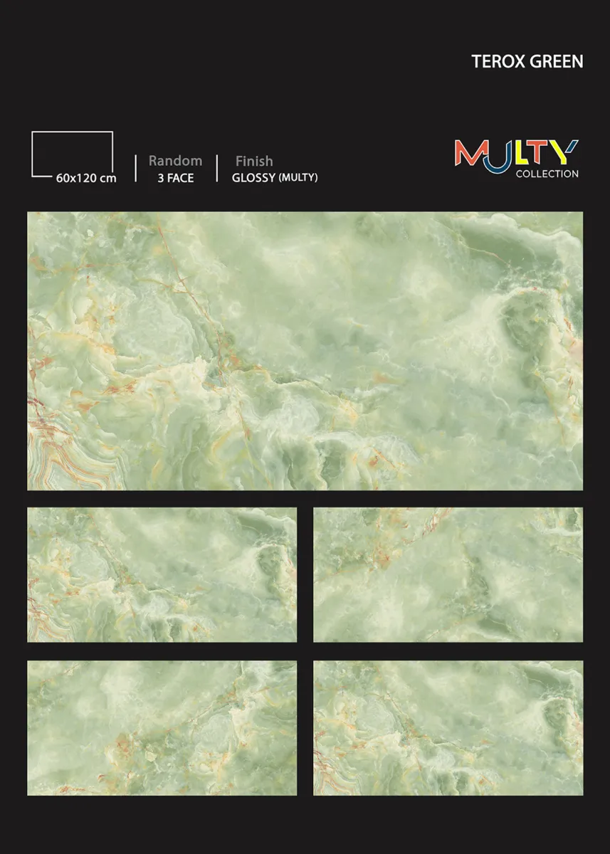 GLOSSY MULTY 60X120cm 8