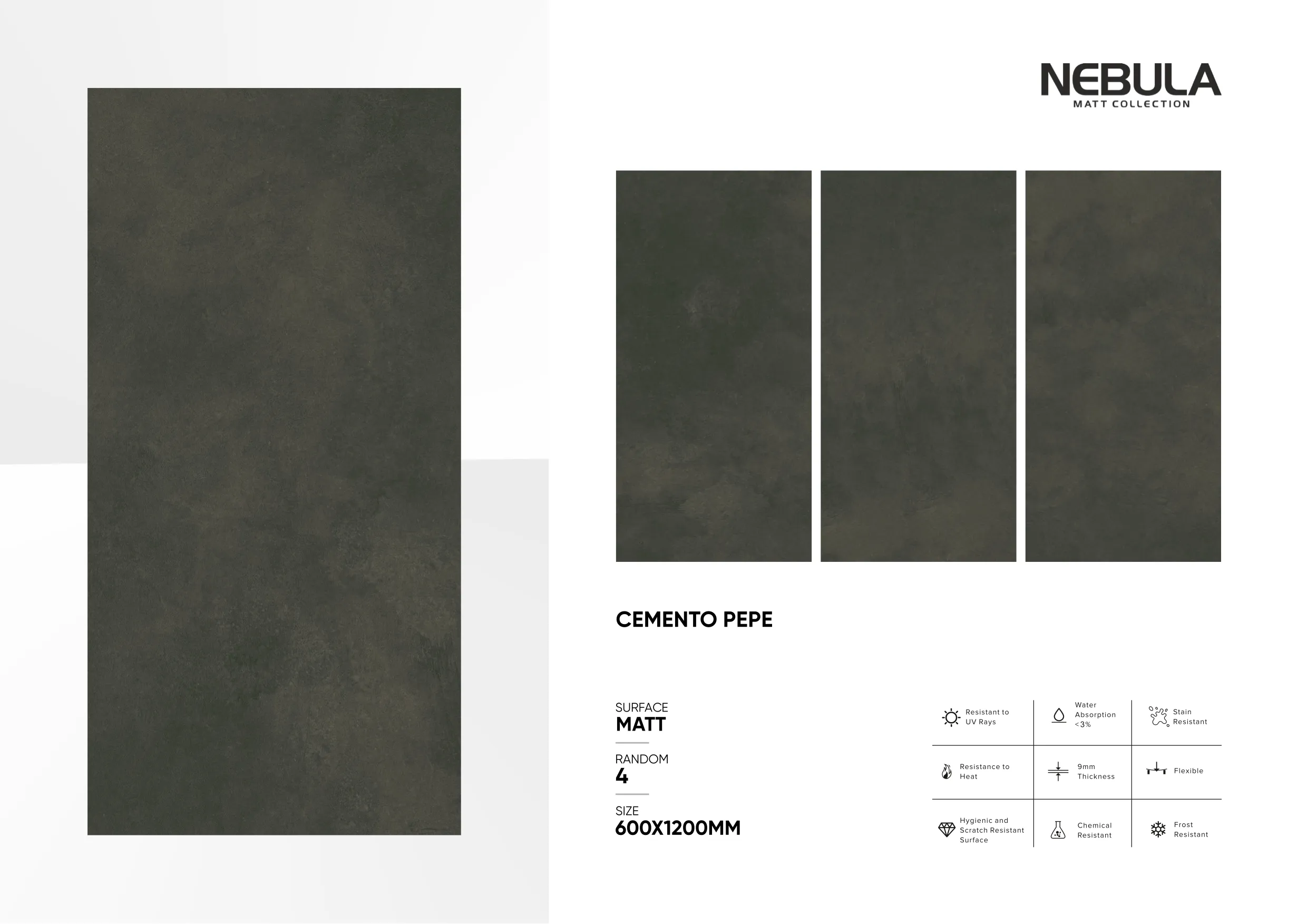 600x1200mm, MATT NEBULA 21