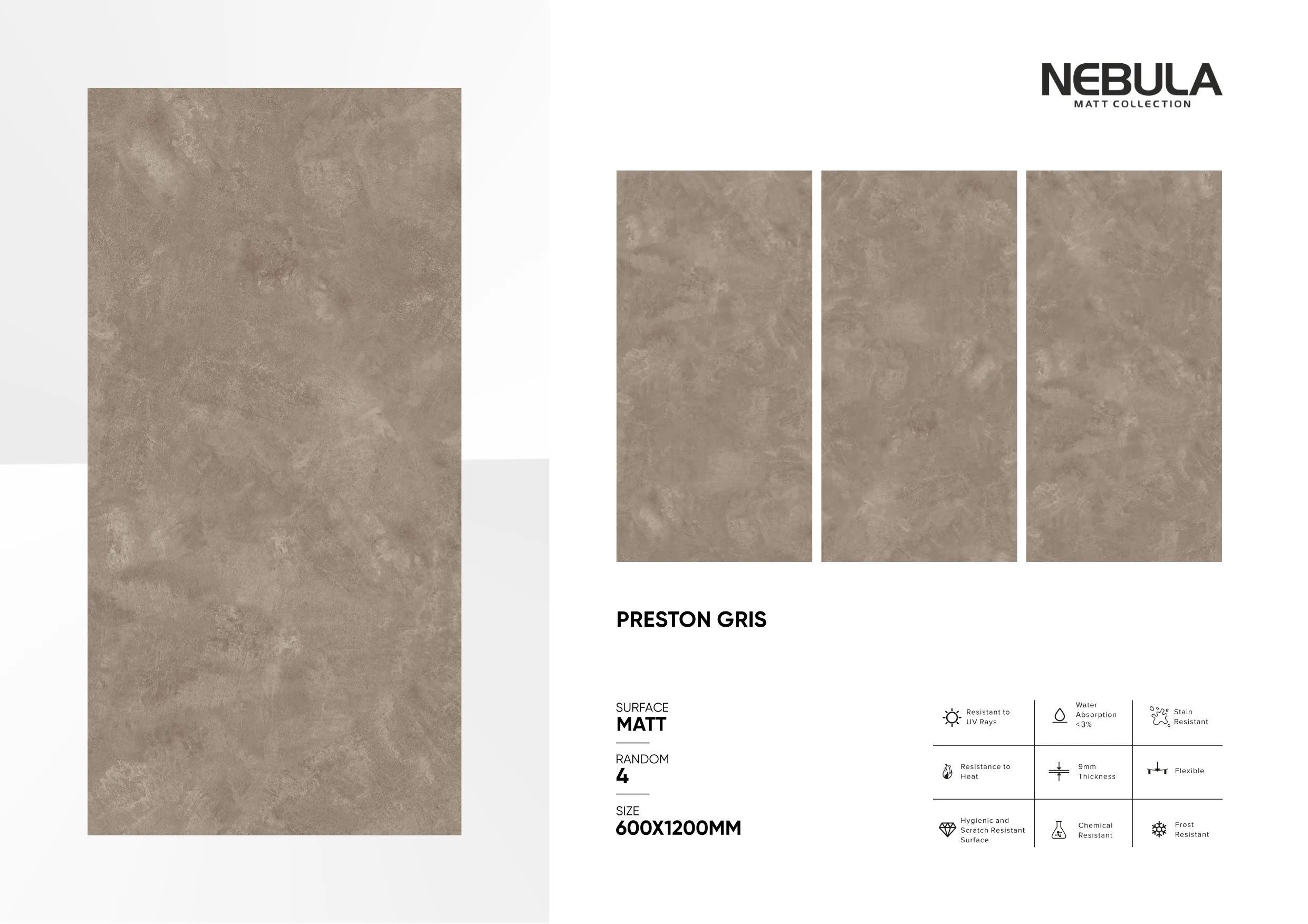 600x1200mm, MATT NEBULA 52