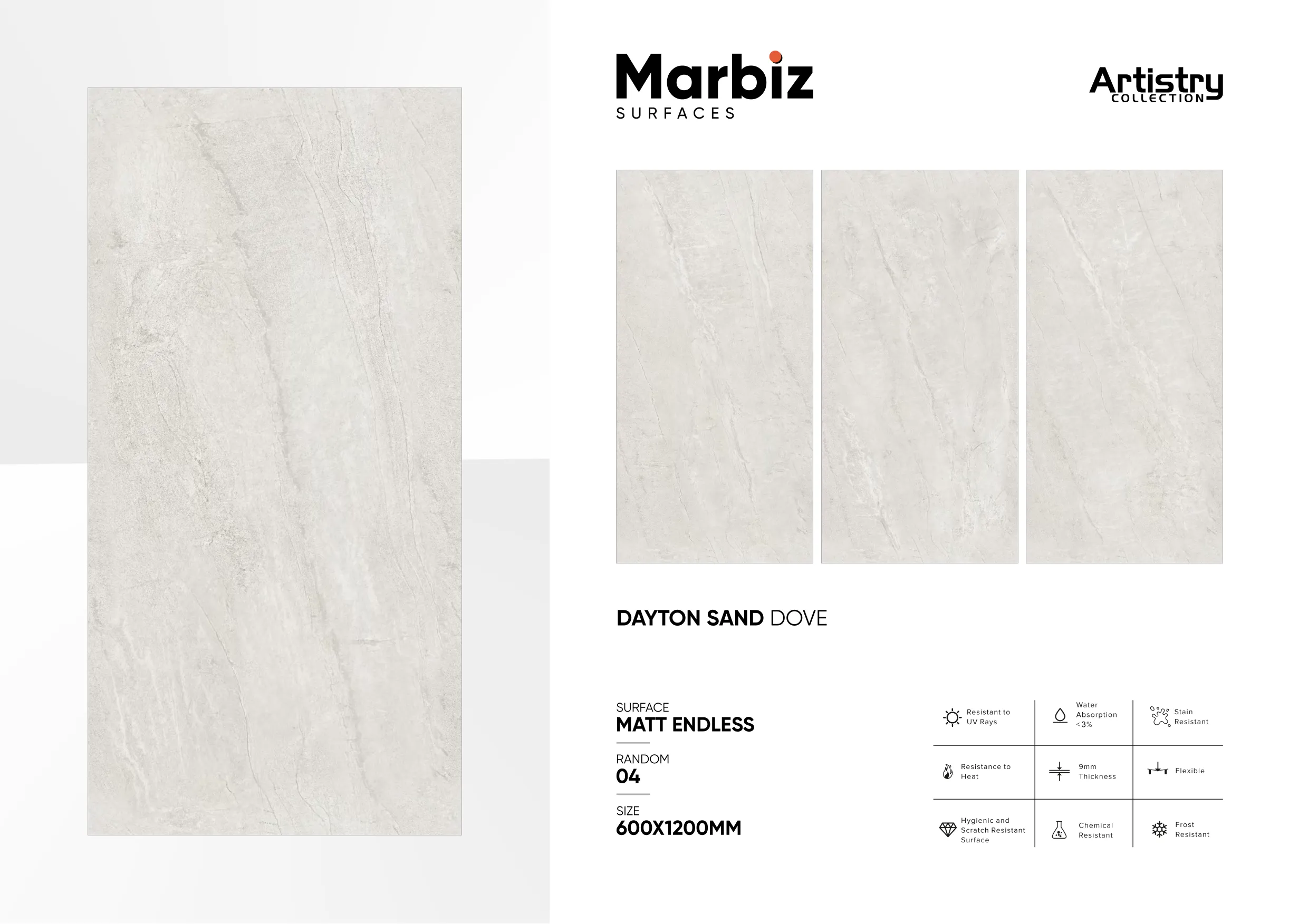 Artistry 600x1200mm Matt Endless 25