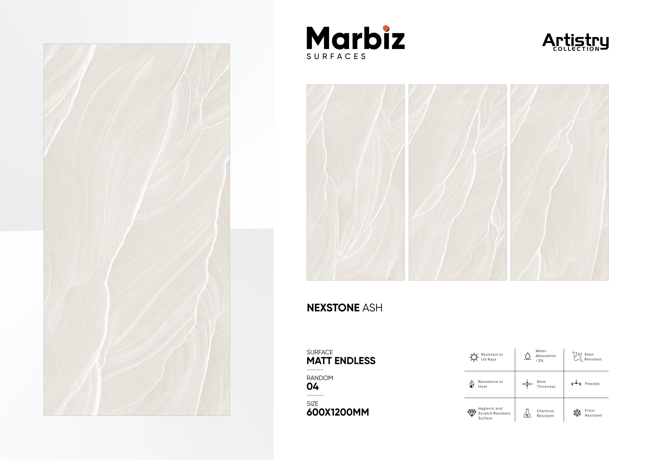 Artistry 600x1200mm Matt Endless 38