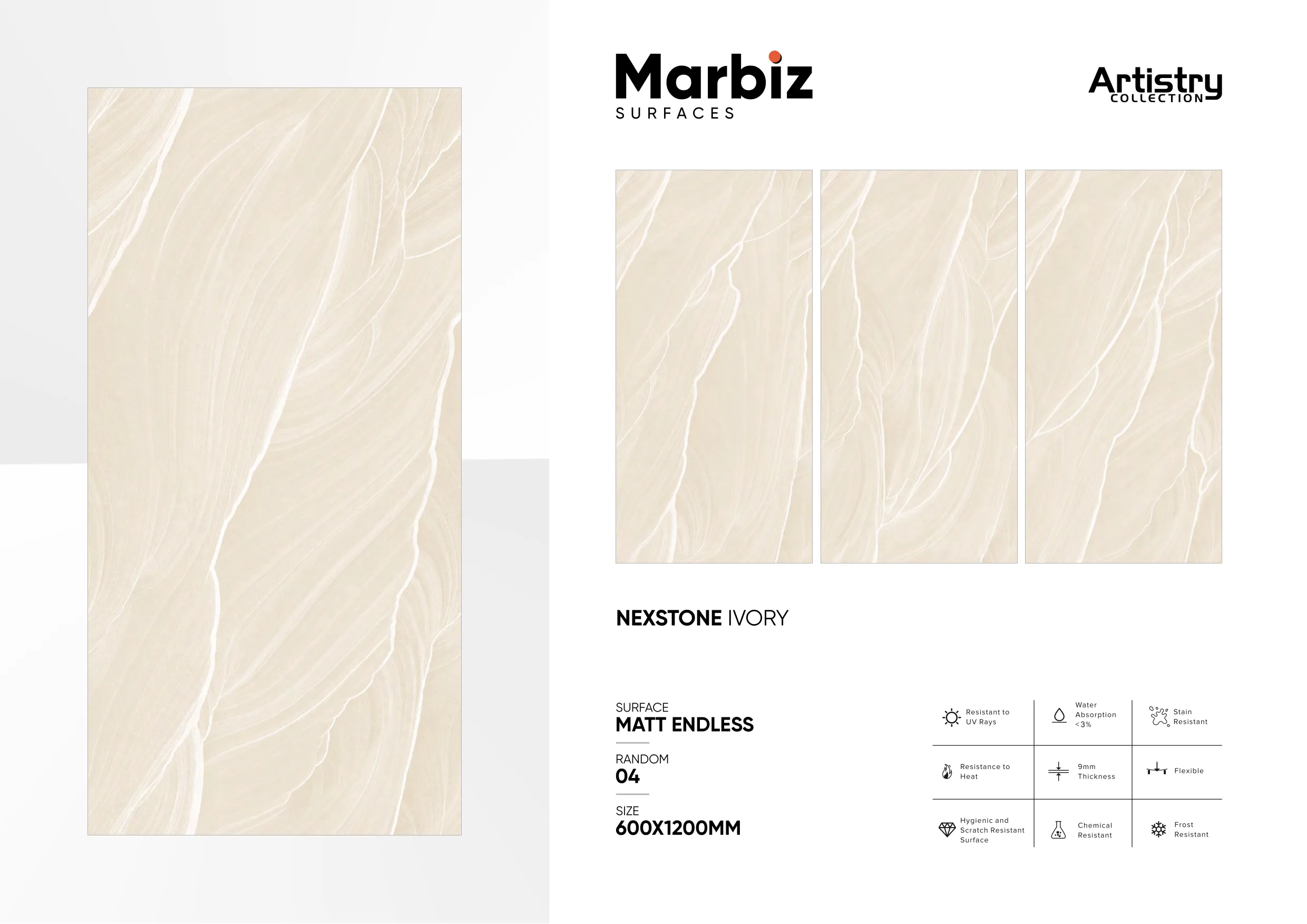 Artistry 600x1200mm Matt Endless 39