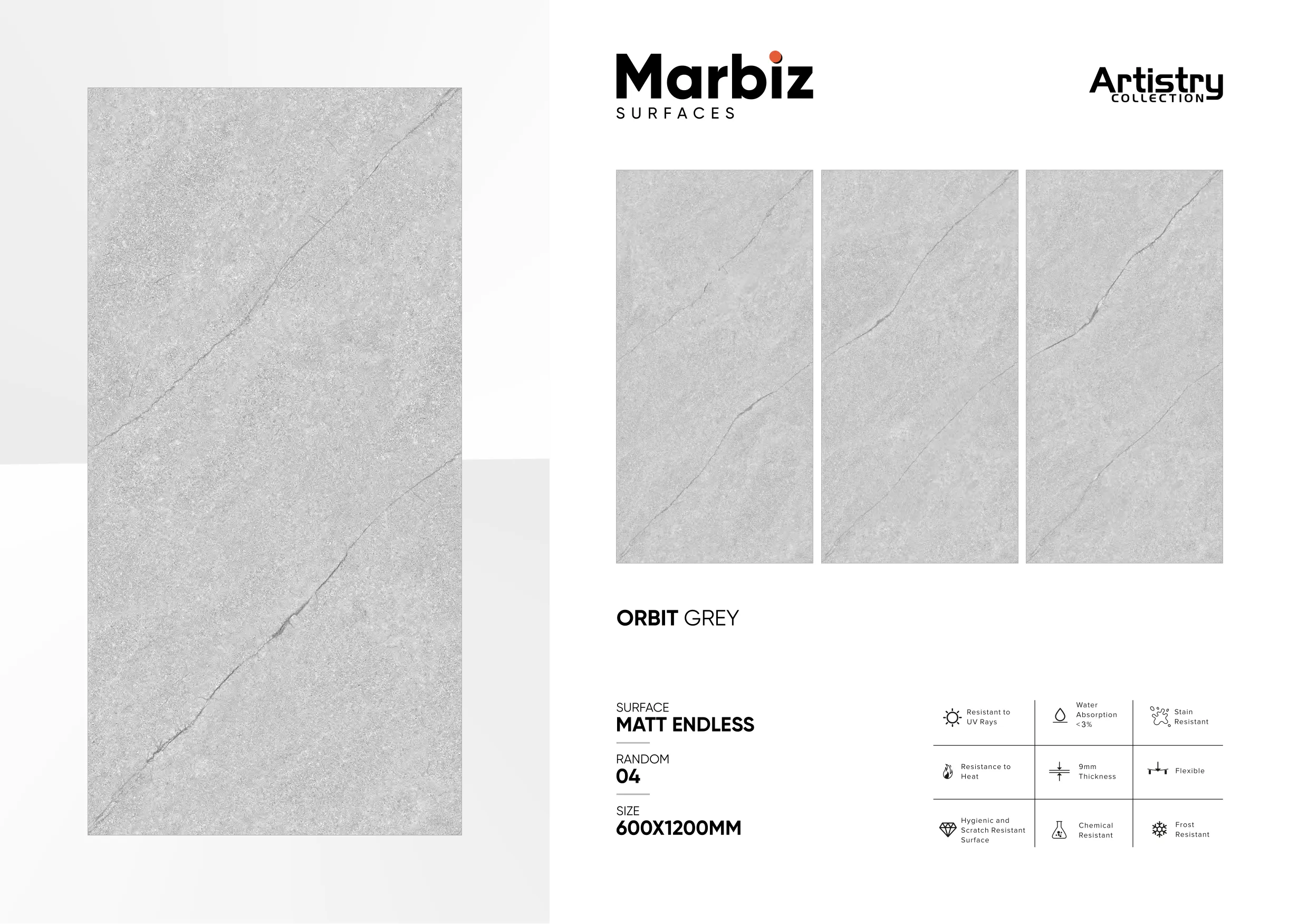 Artistry 600x1200mm Matt Endless 42
