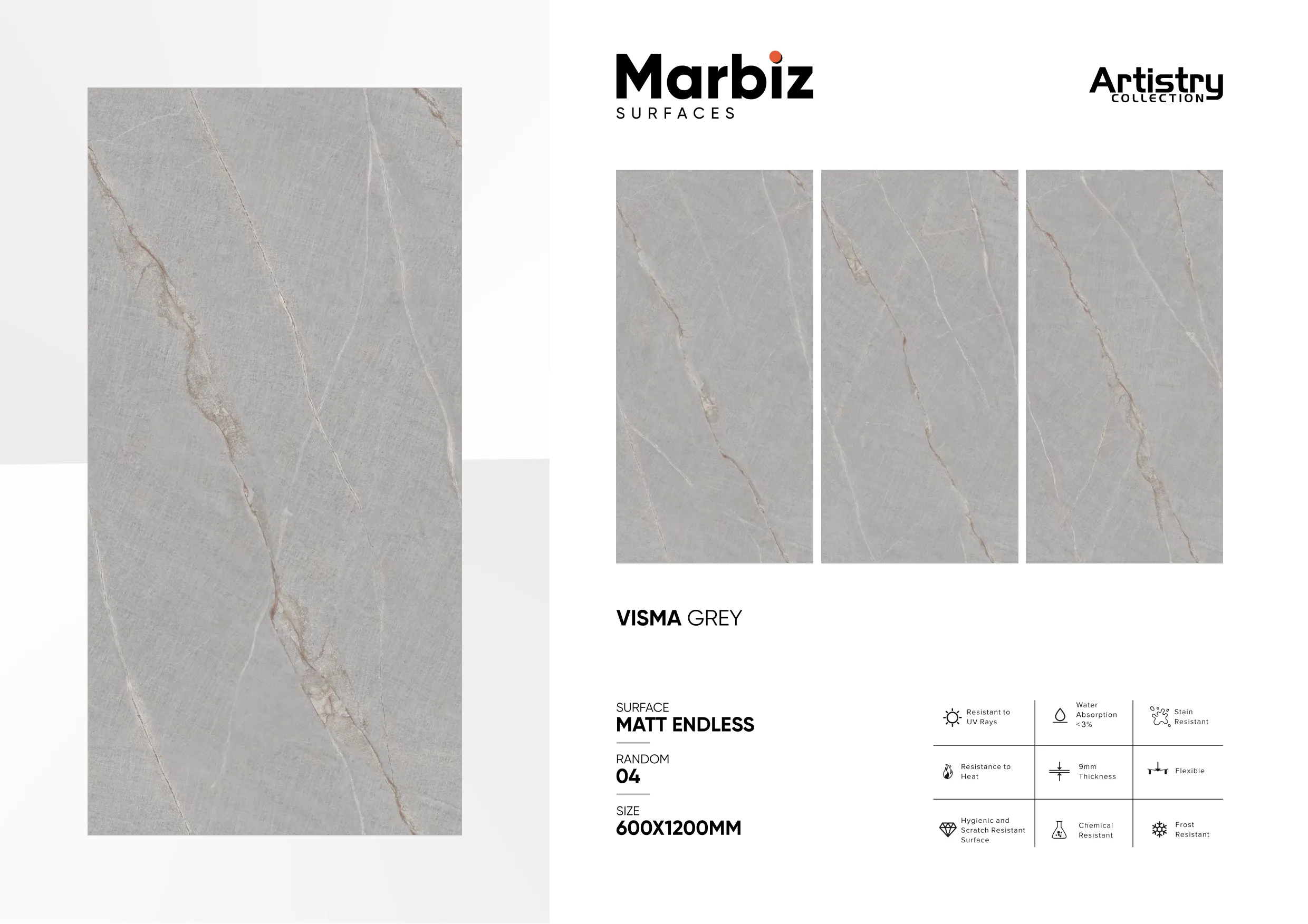 Artistry 600x1200mm Matt Endless 63