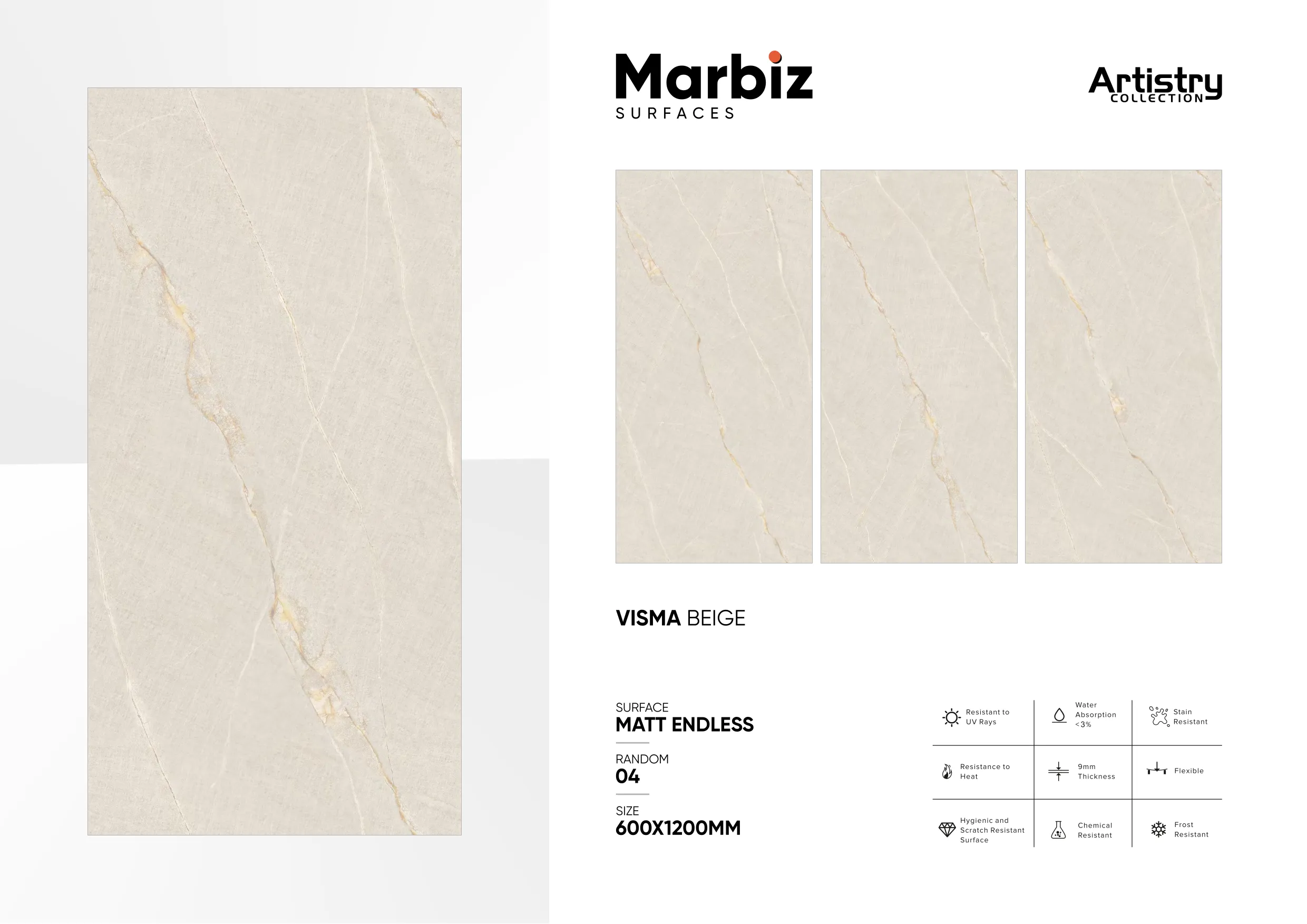 Artistry 600x1200mm Matt Endless 65