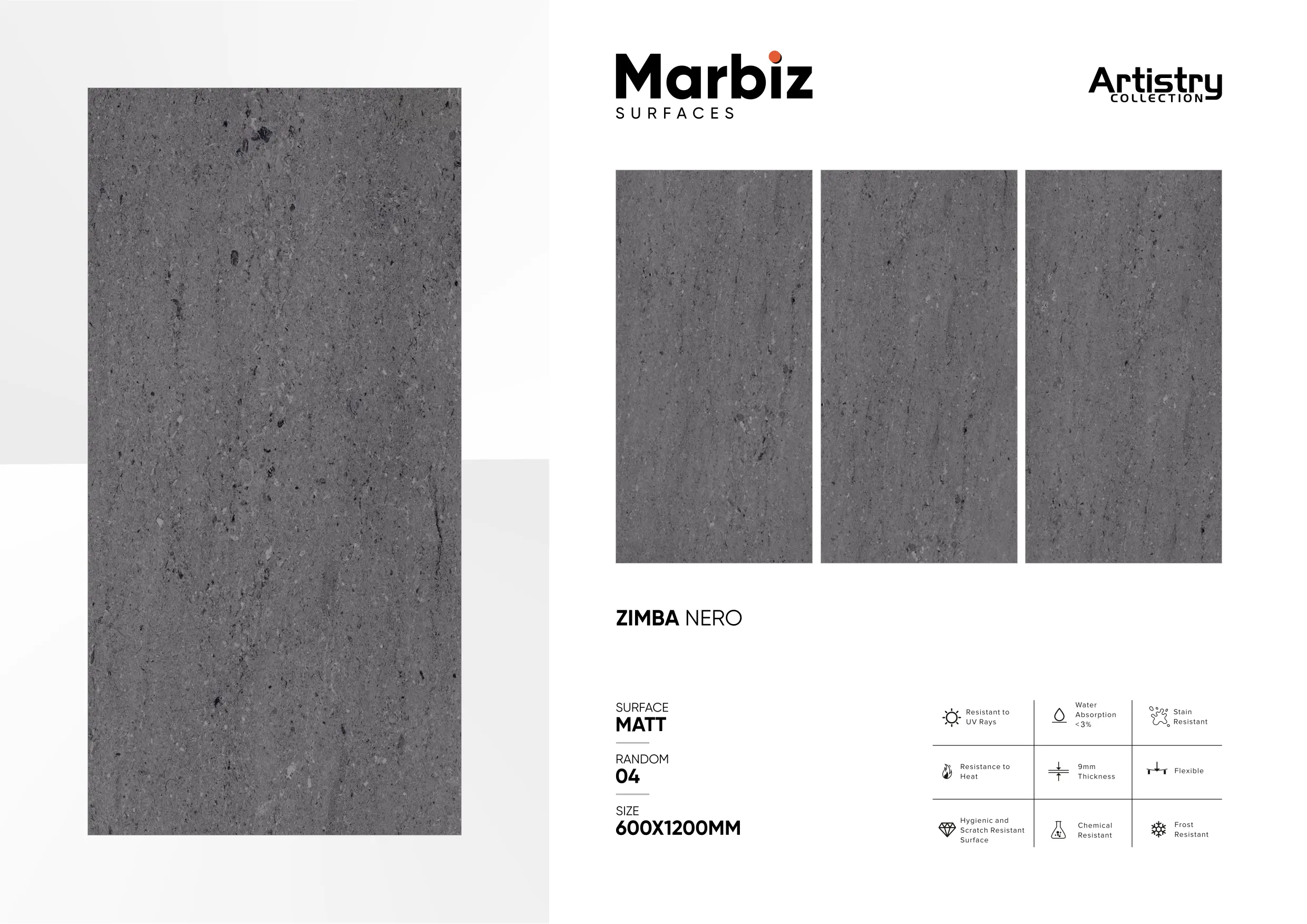 Artistry 600x1200mm Matt 163