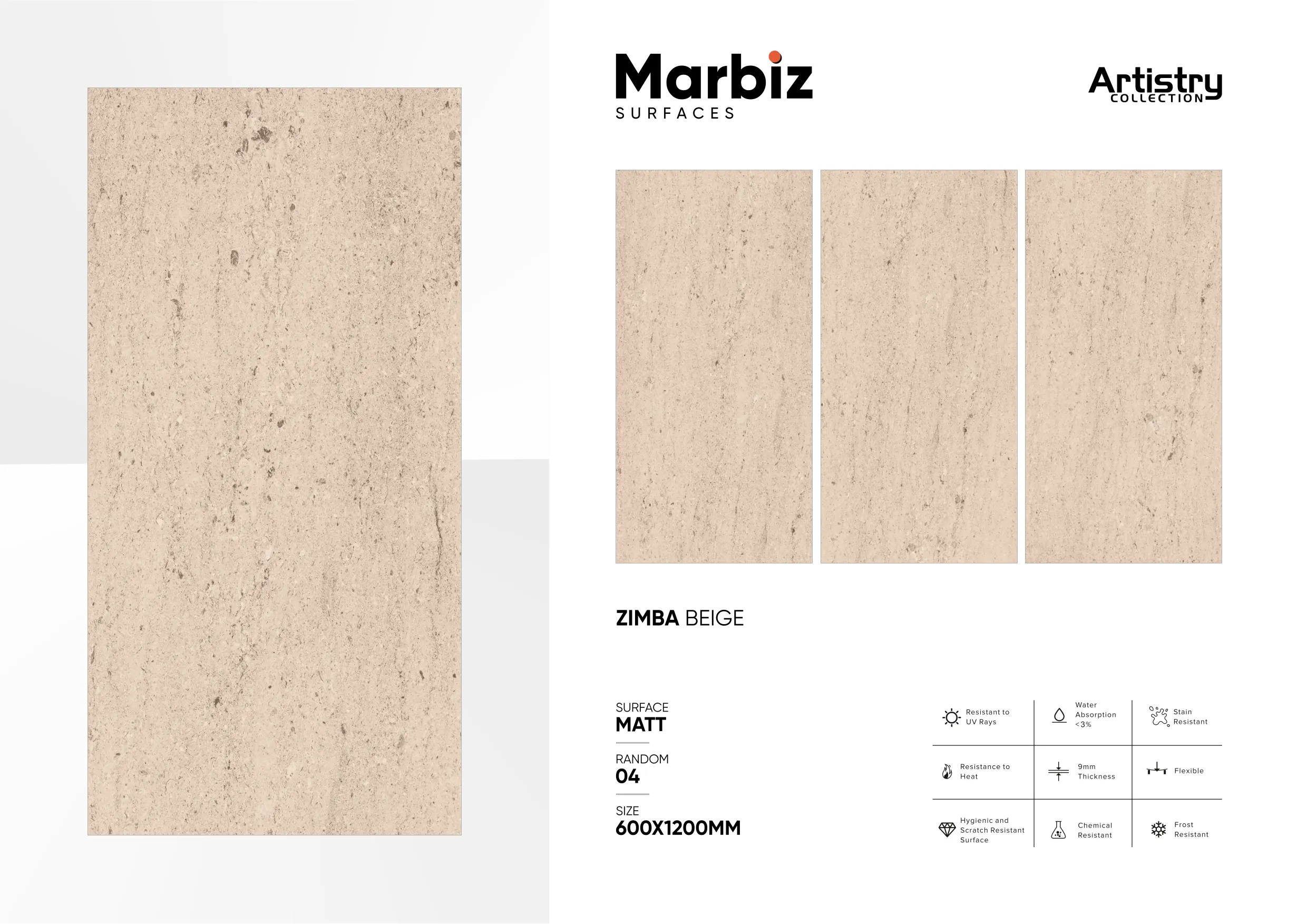 Artistry 600x1200mm Matt 165