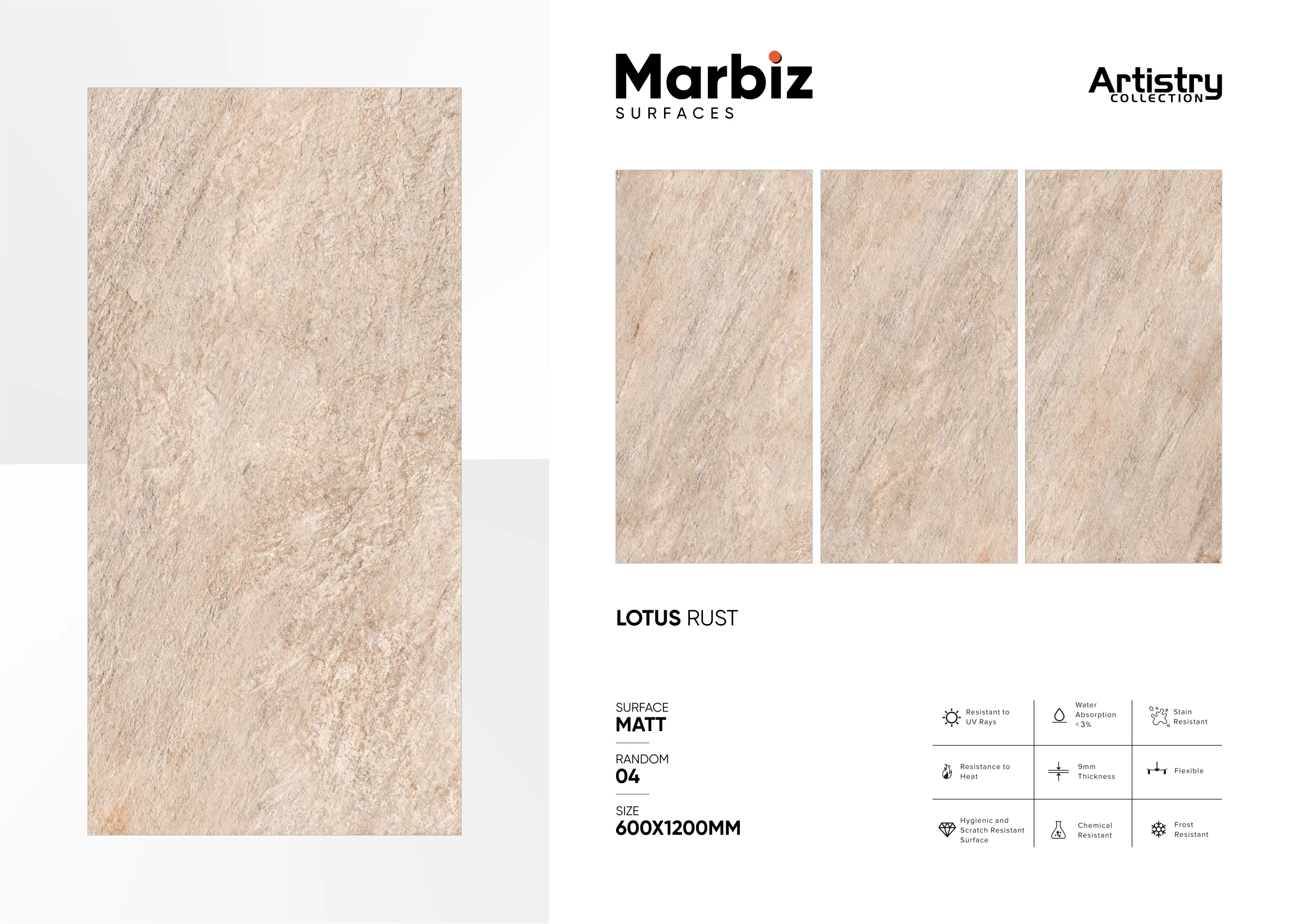 Artistry 600x1200mm Matt 85