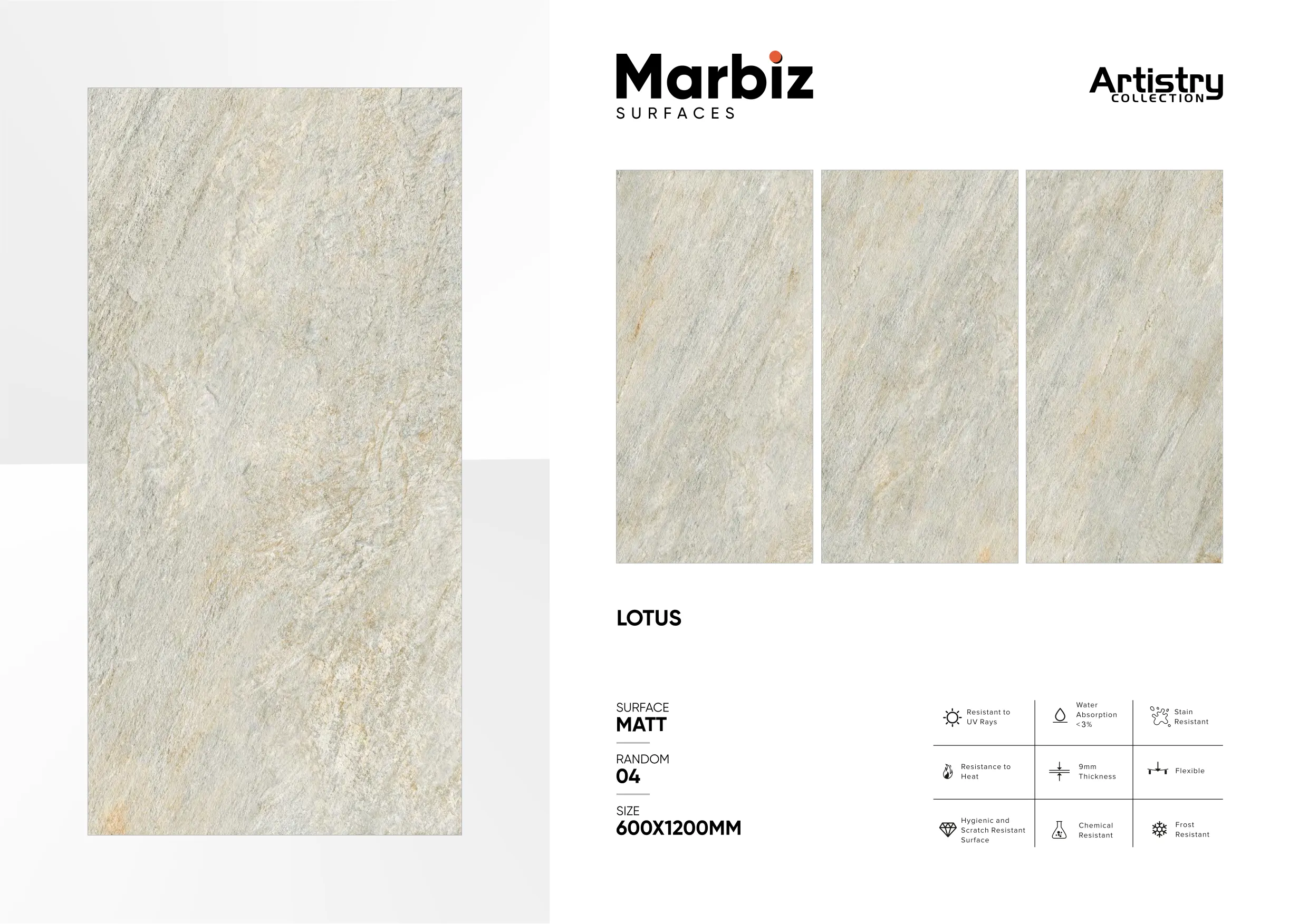 Artistry 600x1200mm Matt 88